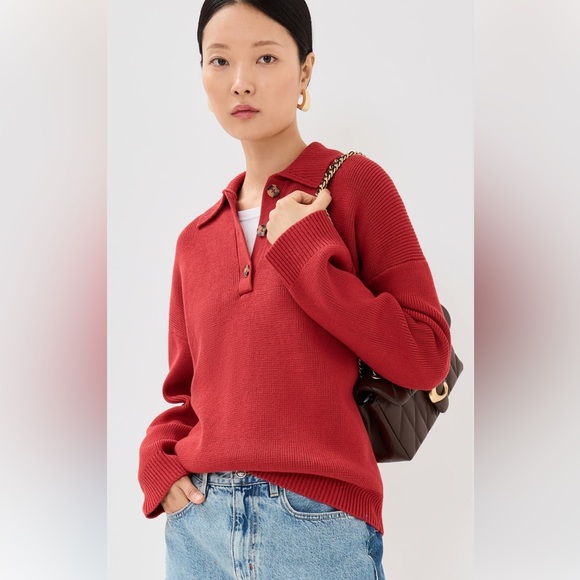 Reformation Sweaters - Nwt reformation Brooklyn cotton sweater